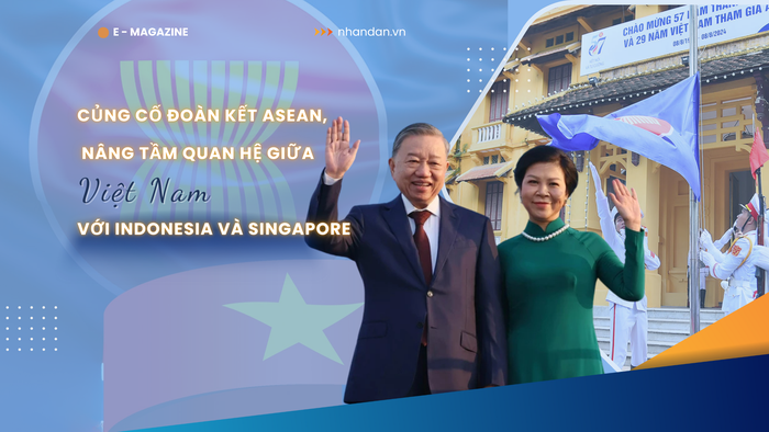 Củng cố đoàn kết ASEAN, nâng tầm quan hệ giữa Việt Nam với Indonesia và Singapore