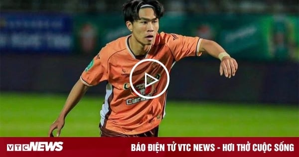 New Vietnamese team player scores, HAGL draws dramatically with Thanh Hoa