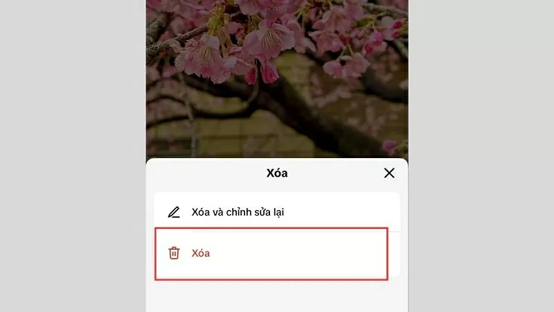 Xác nhận Xóa