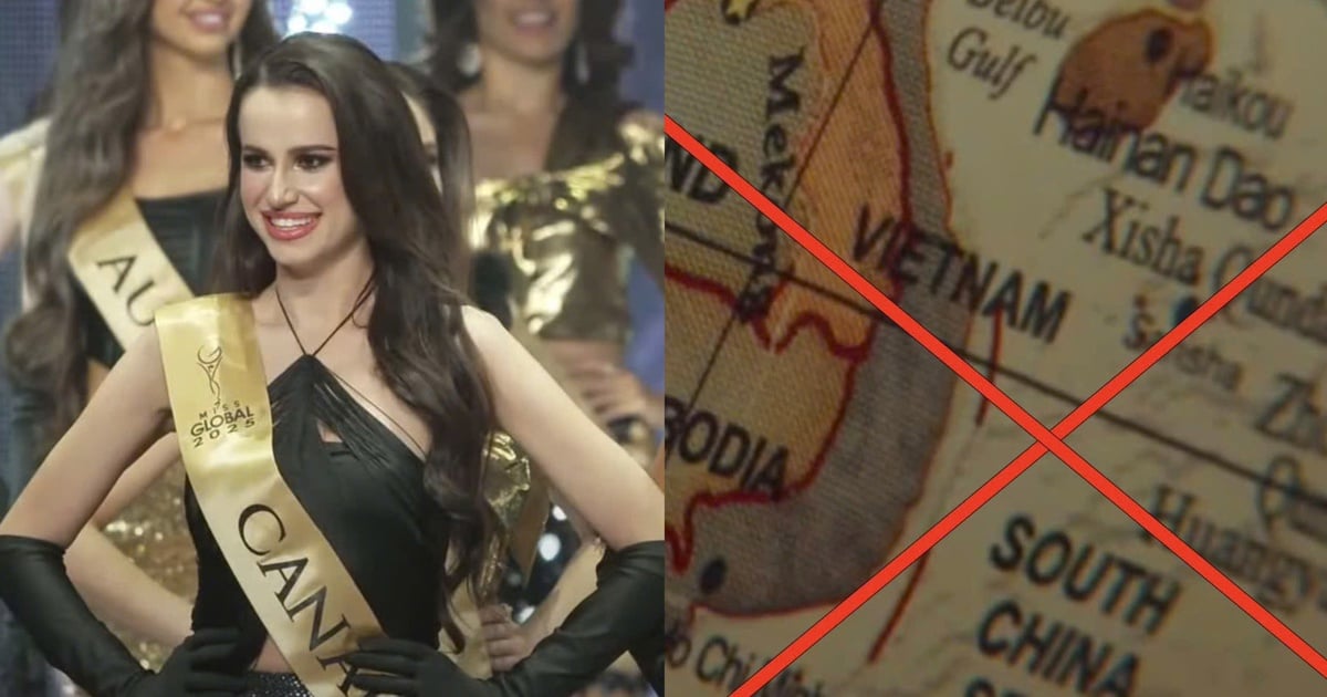 'Miss Global' attacked for suspected use of 'cow tongue line' map