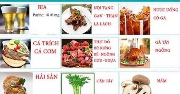 Người bị bệnh gút nên ăn gì để nhanh khỏi bệnh?