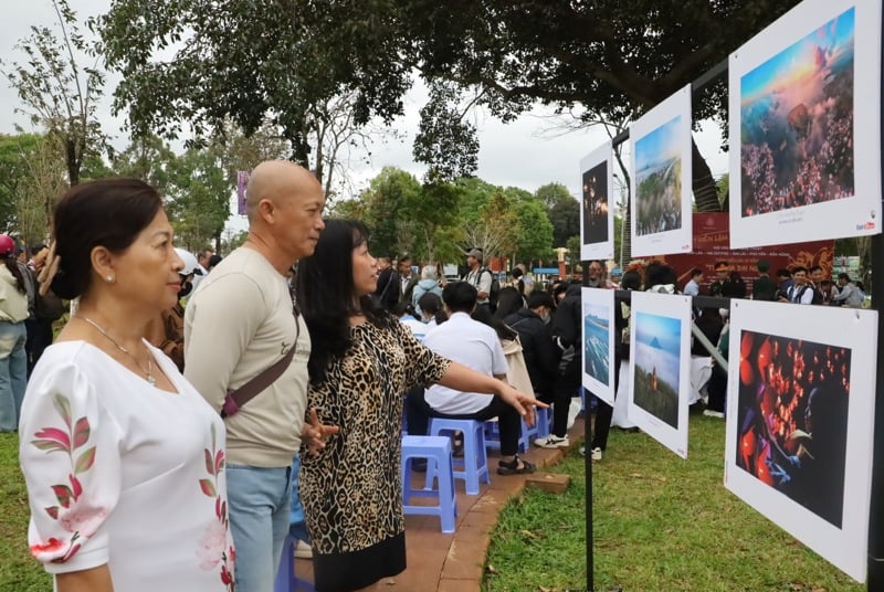 Colorful photo exhibition in response to the 2025 Buon Ma Thuot Coffee Festival photo 1