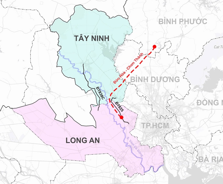 'Uống chung dòng nước Vàm Cỏ Đông', Tây Ninh có sáp nhập Long An để nối đường ra biển? - Ảnh 1.