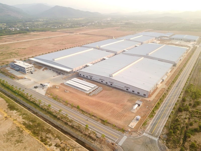 Un projet d'IDE dans le parc industriel Becamex Binh Dinh vient de terminer la construction de l'usine. Photo d'illustration.