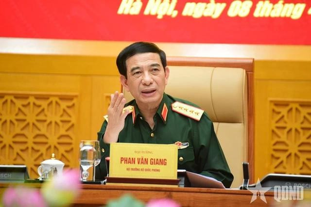 Đại tướng Phan Văn Giang phát biểu chỉ đạo tại hội nghị