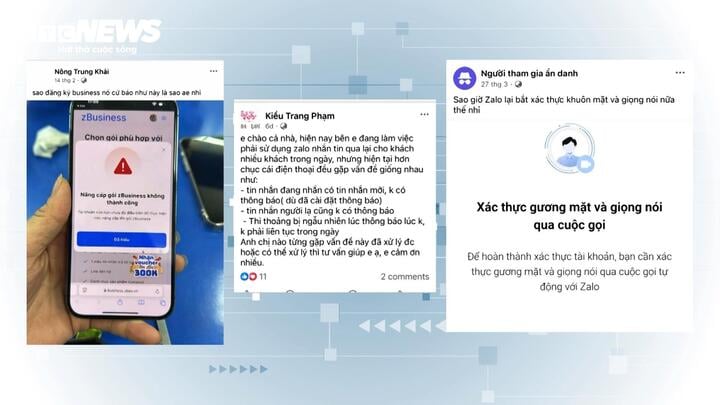 Nhiều người dùng phàn nàn về việc sử dụng Zalo. (Ảnh: Khánh Huyền)