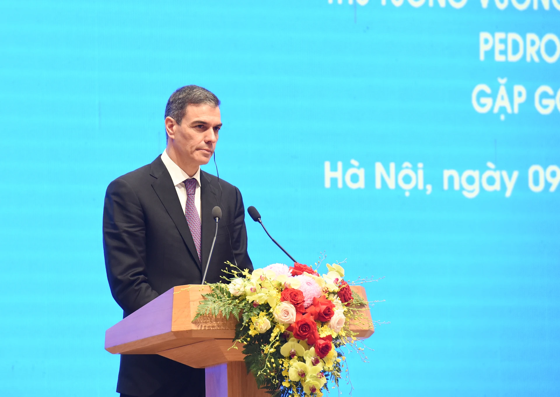 【写真】両首相はベトナムとスペイン間の協力文書の調印式に立ち会った（写真7）