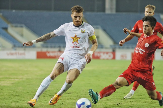 Live Hong Linh Ha Tinh gegen The Cong Viettel 0-1 (Ende von H1): The Cong Viettel eröffnet das Spielstandfoto 22