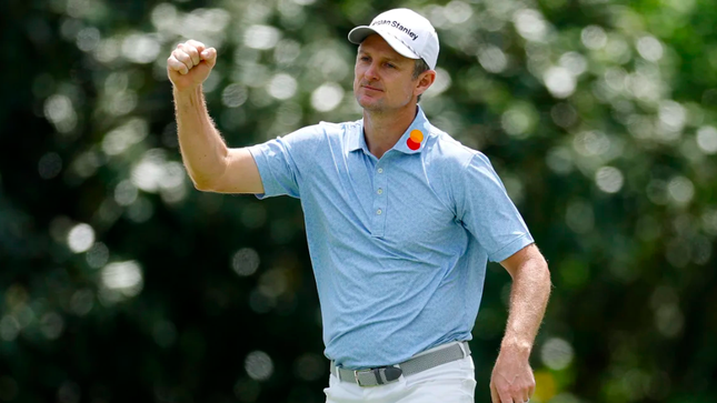 Justin Rose bùng nổ, vươn lên dẫn đầu sau vòng 1 The Masters 2025 ảnh 1