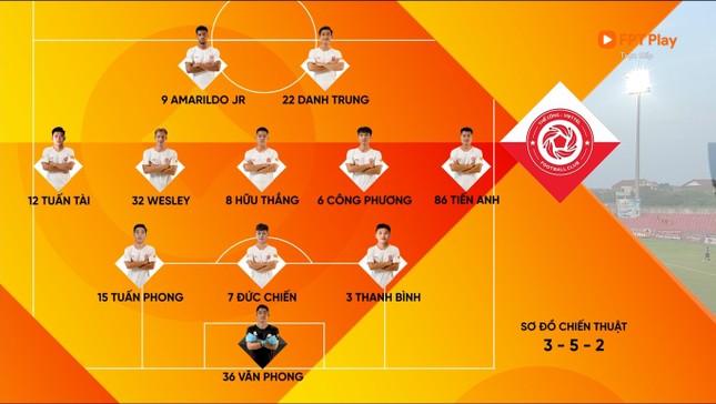 Live Hong Linh Ha Tinh gegen The Cong Viettel 0-1 (Ende von H1): The Cong Viettel eröffnet den Spielstand, Foto 11