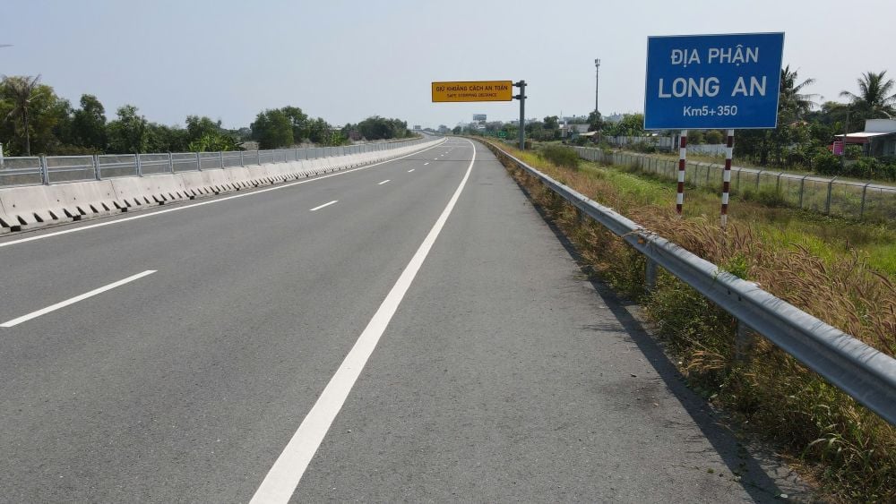 Un tramo de la autopista Ben Luc - Long Thanh está a punto de ponerse en funcionamiento.