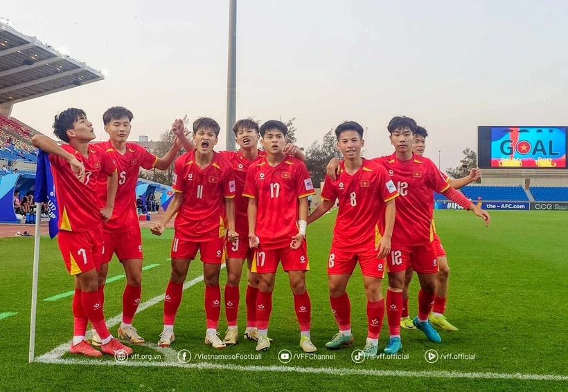 U17ベトナムは素晴らしいプレーを見せたが、残念ながら敗退した。 （出典：VFF）
