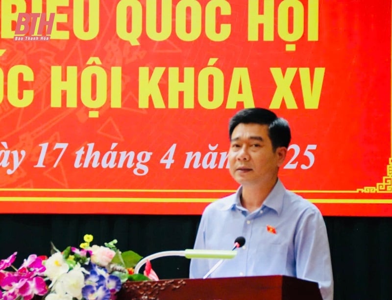 គណៈប្រតិភូរដ្ឋសភាខេត្ត Thanh Hoa បានជួបជាមួយអ្នកបោះឆ្នោតស្រុក Yen Dinh