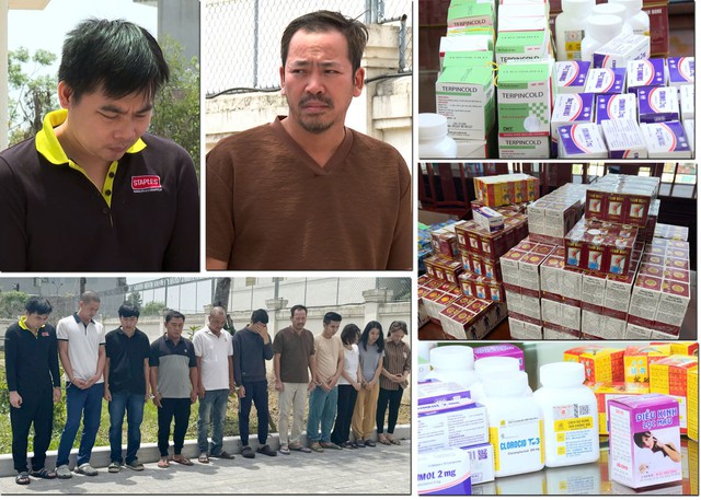 Triệt phá đường dây sản xuất thuốc giả ở 6 tỉnh, thành phố - Ảnh 1.