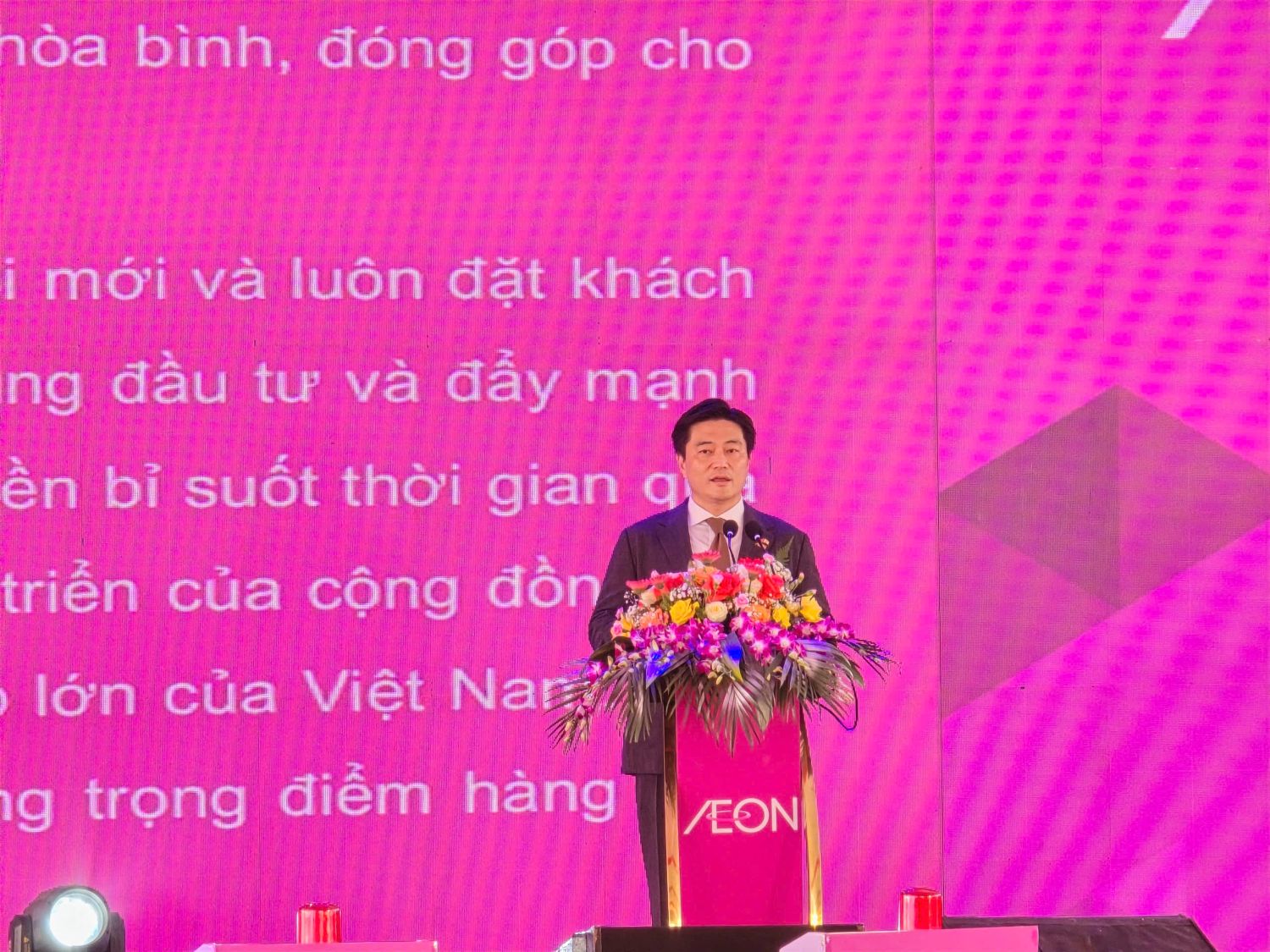 Ông Tezuka Daisuke, Tổng giám đốc AEON Việt Nam. Ảnh: Thanh Sơn
