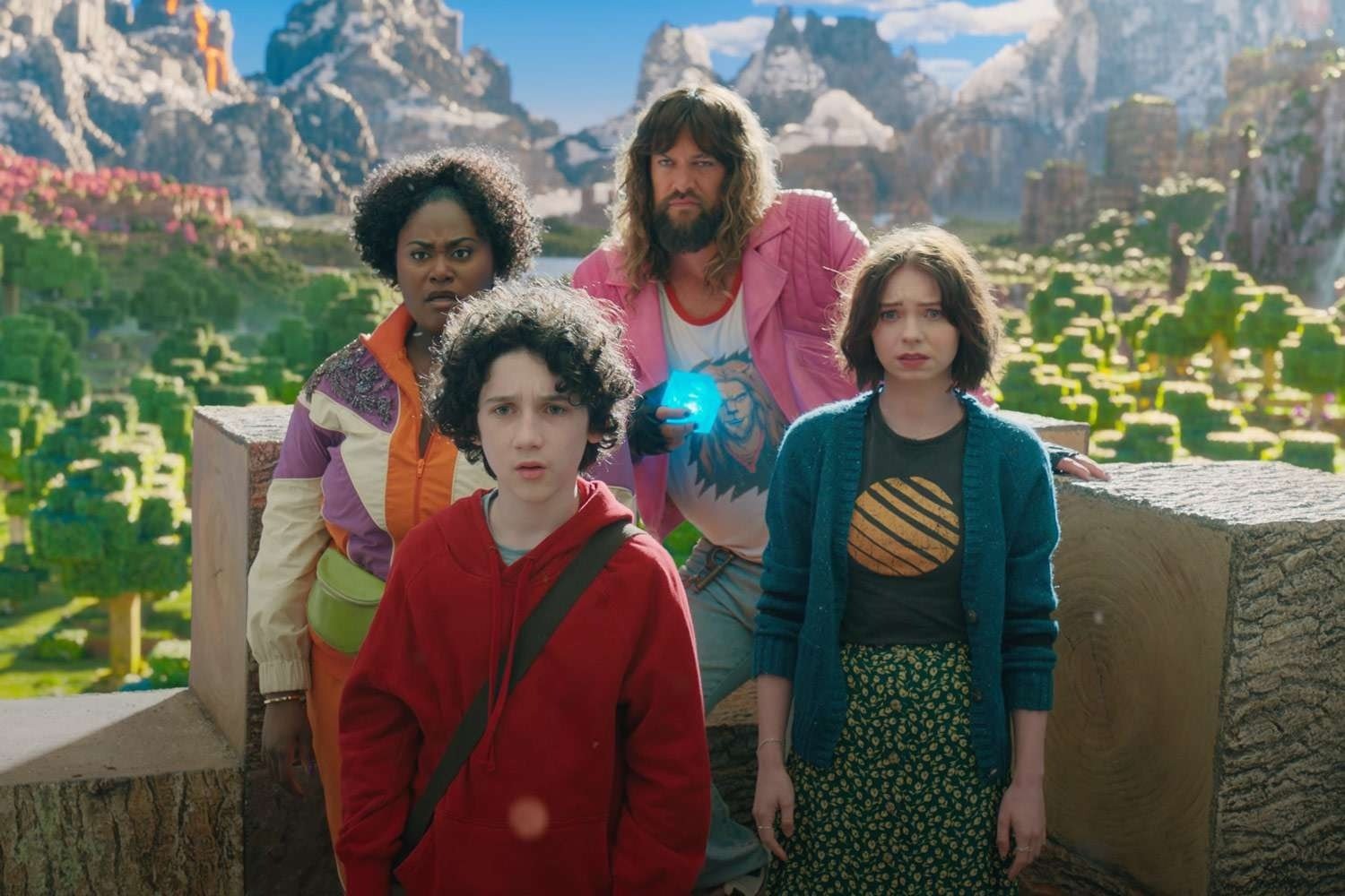 El atractivo elenco de Minecraft La Película