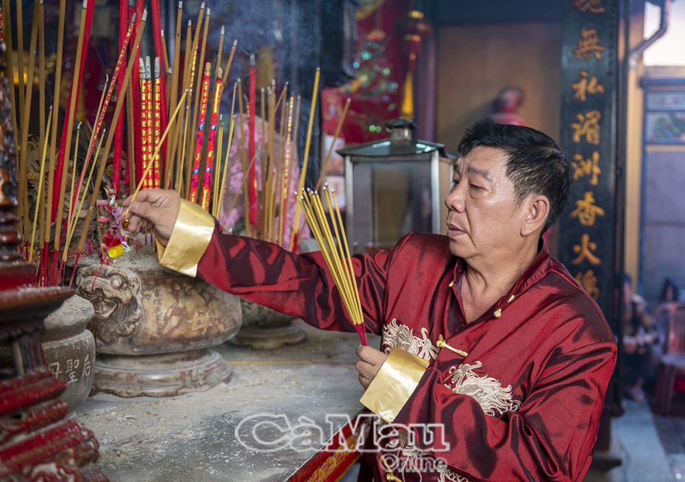 The Thien Hau Festival in Ca Mau is a unique spiritual cultural feature of the Chinese community, expressing the desire for a peaceful, prosperous and happy life.
