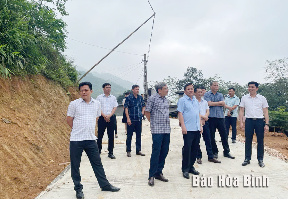 Kiểm tra tiến độ các Chương trình mục tiêu quốc gia tại huyện Lương Sơn