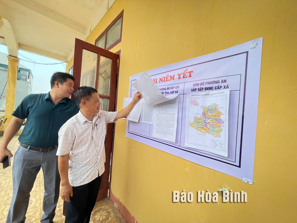 Huyện Lạc Sơn sẵn sàng lấy ý kiến cử tri về phương án sắp xếp đơn vị hành chính