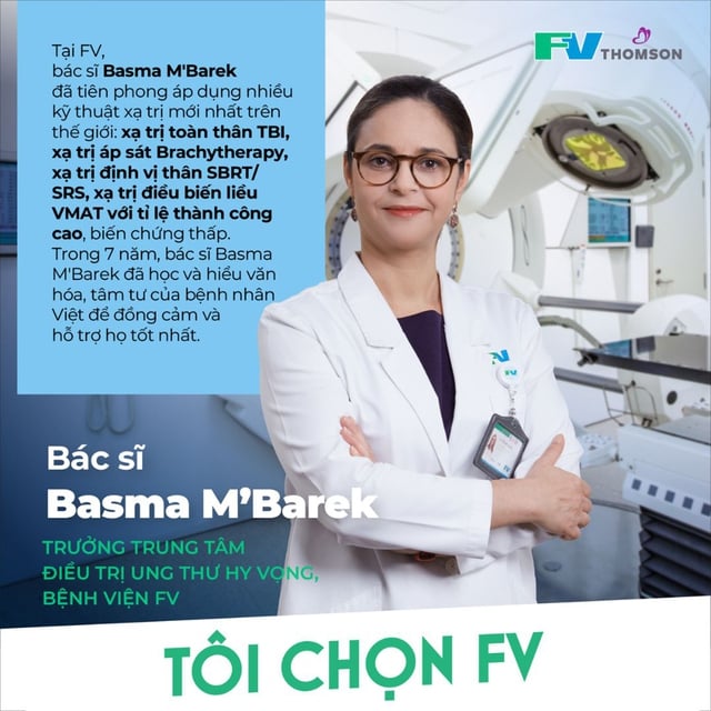 Bác sĩ Basma M’Barek (Bệnh viện FV): nỗ lực đến cùng vì bệnh nhân ung thư- Ảnh 1.