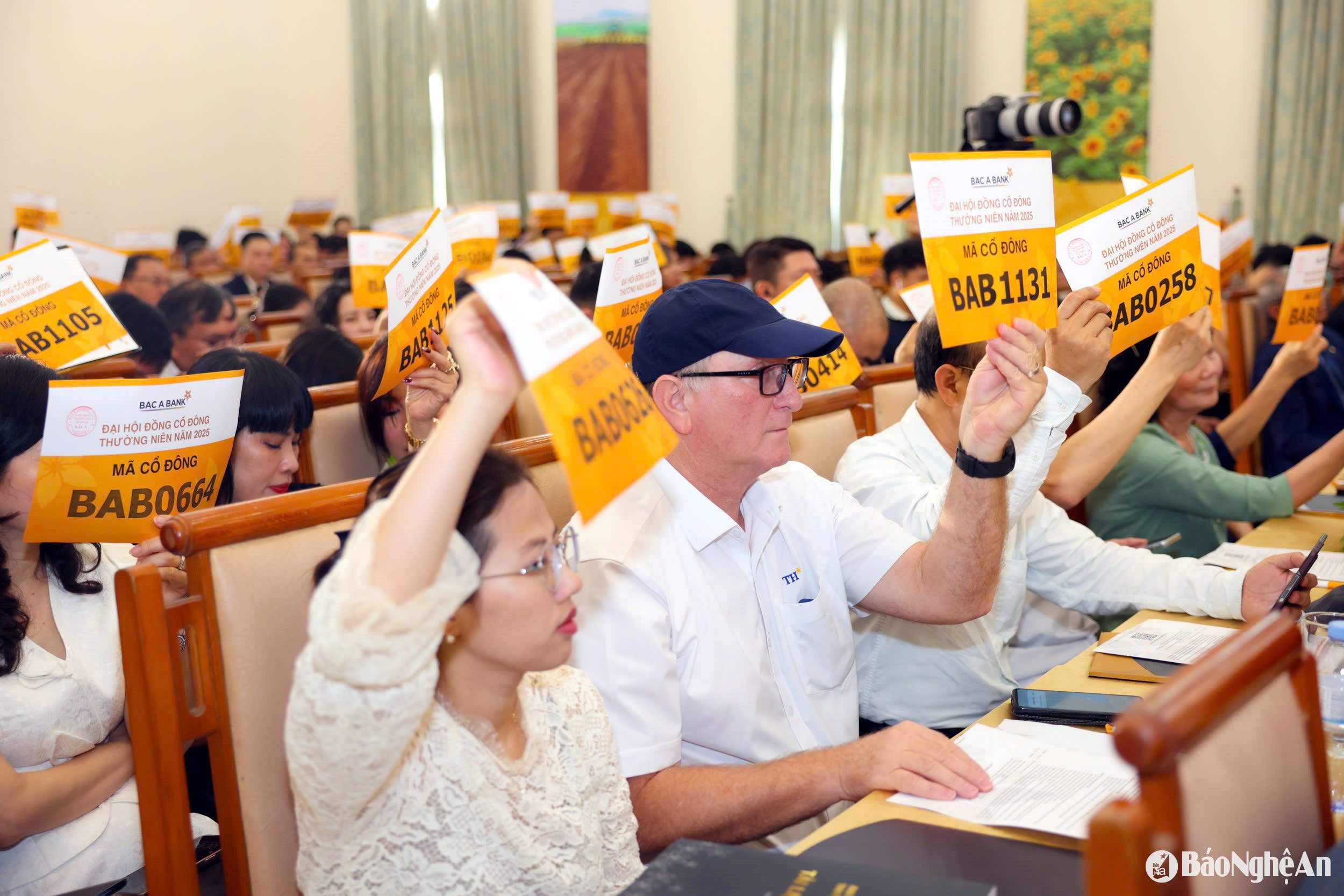 Shareholders vote at the 2025 Annual General Meeting of Shareholders. Photo- BAB