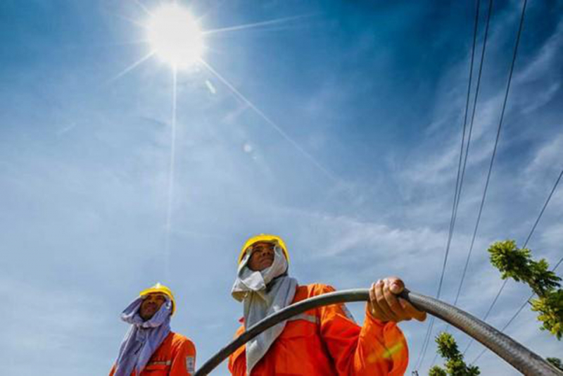 La région centrale est chaude et étouffante, Hanoi est chaude à 35 degrés Celsius -0