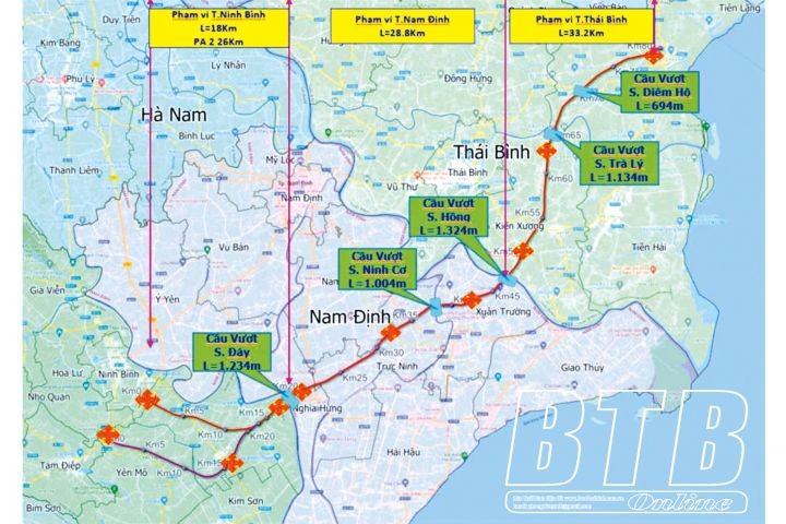 Se prepara con urgencia para iniciar la construcción de dos proyectos de autopistas: Gia Nghia - Chon Thanh, Nam Dinh - Thai Binh