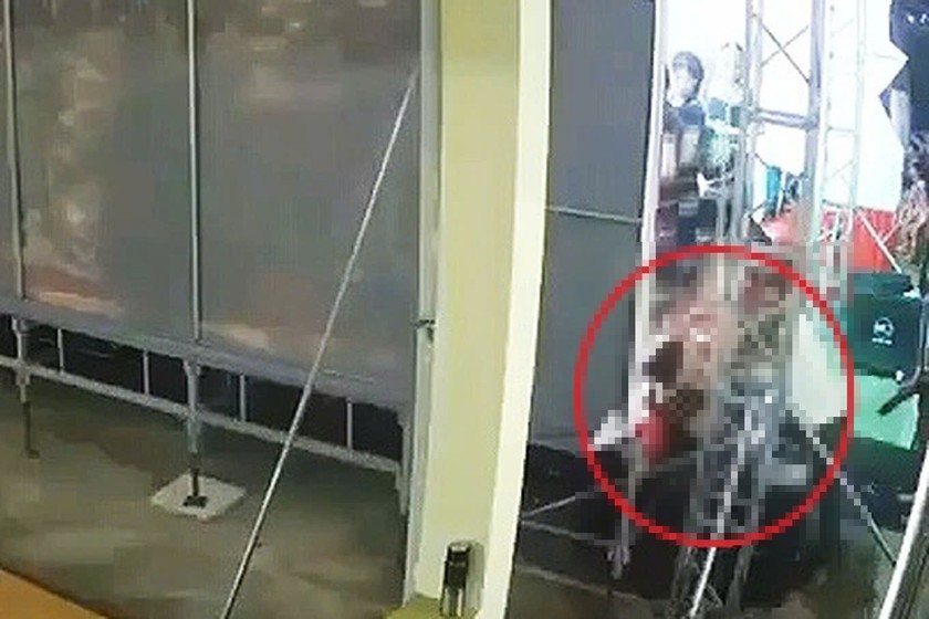 Hiện trường vụ việc.