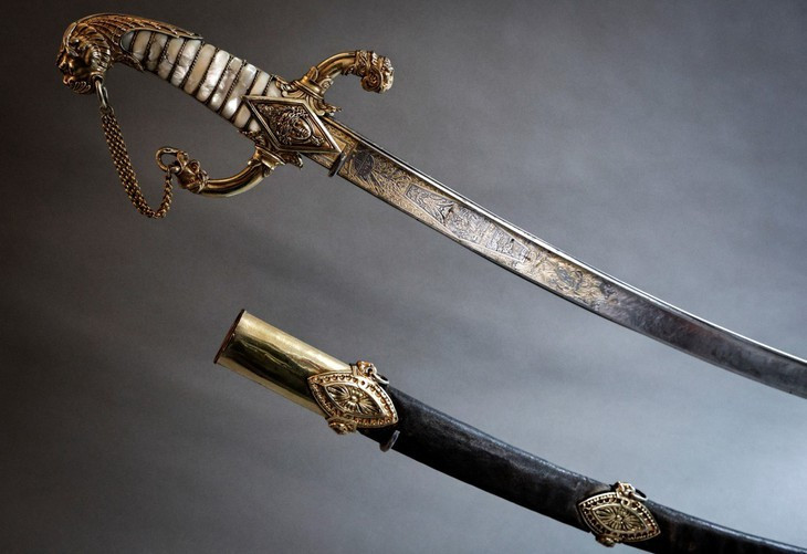 Sword belonging to Emperor Napoleon is about to be auctioned - Photo: AFP