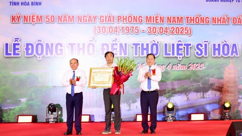 Lễ động thổ Đền thờ liệt sĩ tỉnh Hòa Bình ảnh 3