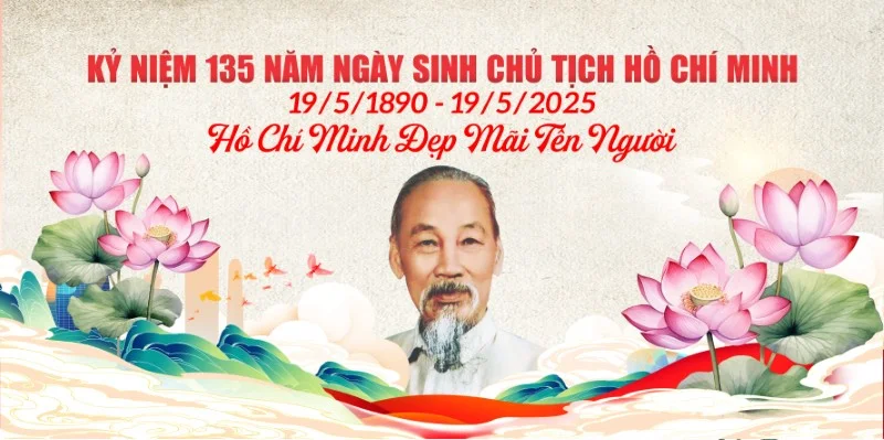 Kỷ niệm 135 năm Ngày sinh Chủ tịch Hồ Chí Minh (19/5/1890 - 19/5/2025) tỉnh An Giang