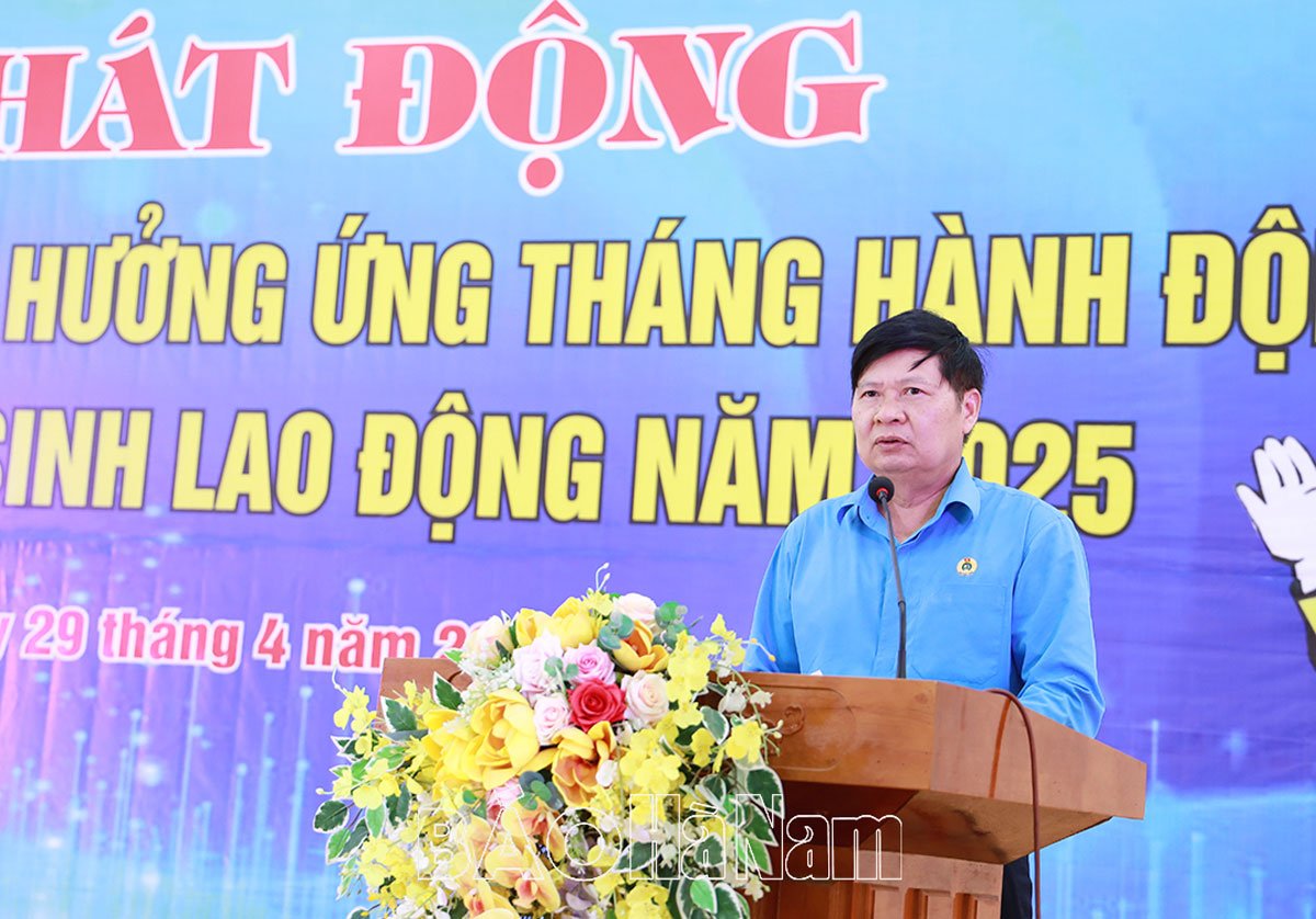 Liên đoàn Lao động tỉnh phát động Tháng công nhân năm 2025
