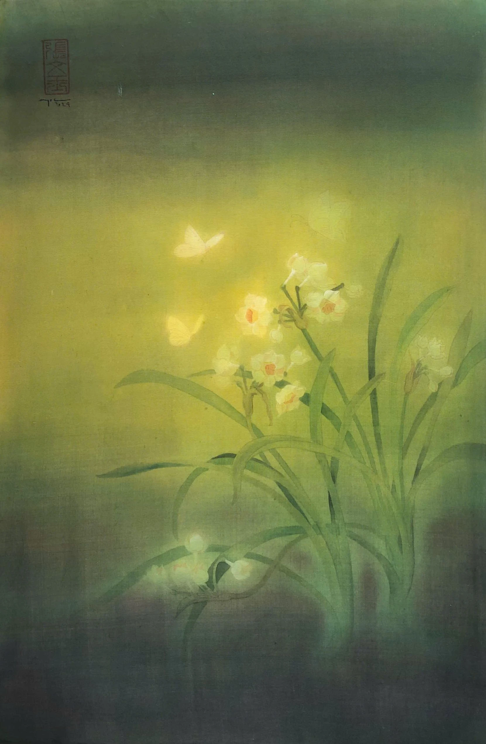 Pintura en acuarela de paisaje y naturaleza para dar la bienvenida a la primavera foto 3