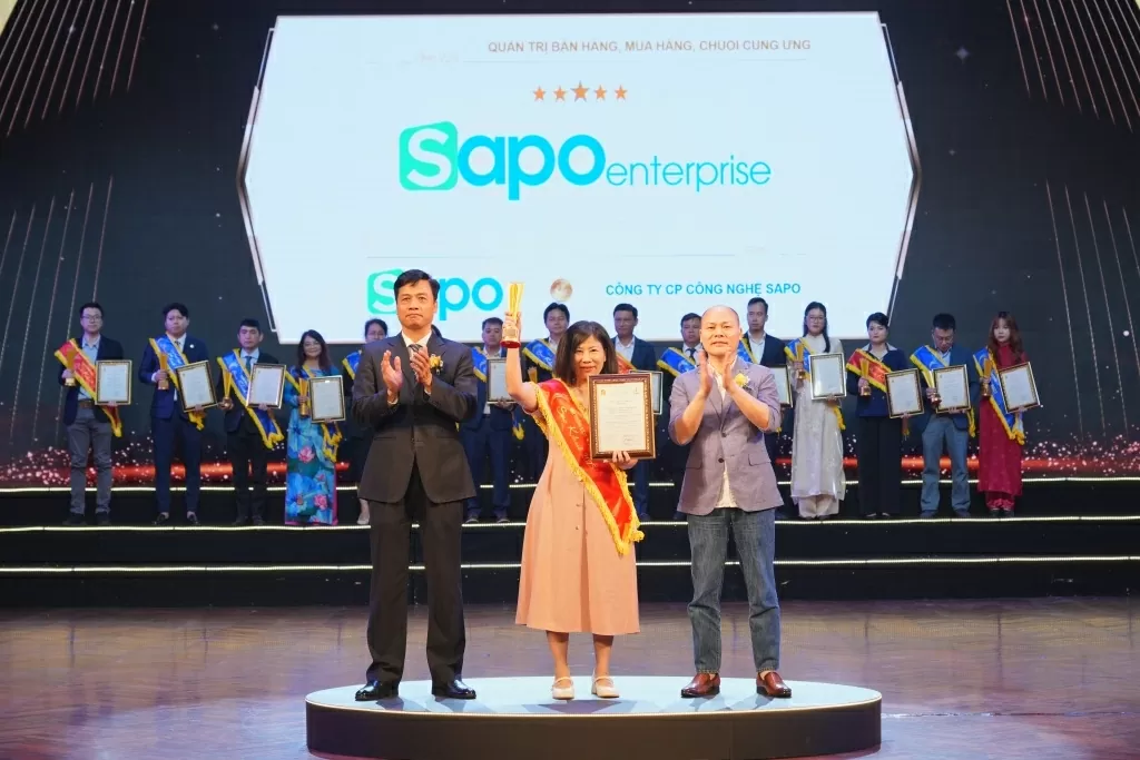 Giải thưởng Sao Khuê 2025 vinh danh Sapo Enterprise trong lĩnh vực quản trị bán hàng, mua hàng và chuỗi cung ứng