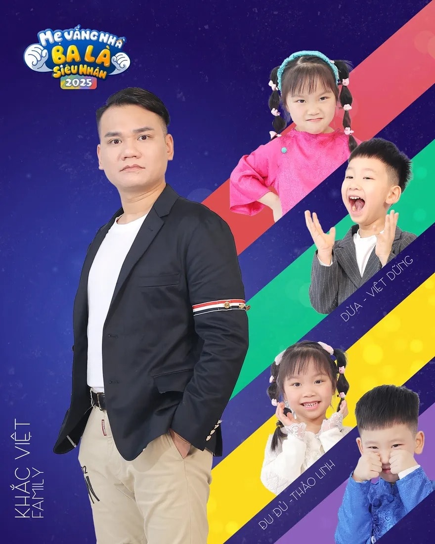 Familie des Sängers und Musikers Khac Viet (Teilnahme in der Saison 2022)
