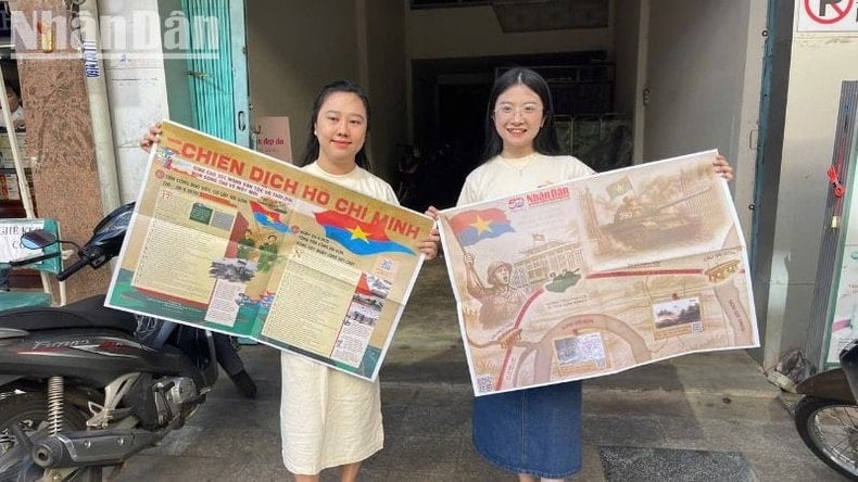 Báo Nhân Dân tặng 1.500 phụ san đặc biệt kỷ niệm 50 năm Ngày giải phóng miền nam cho bạn đọc tại Đắk Lắk ảnh 4