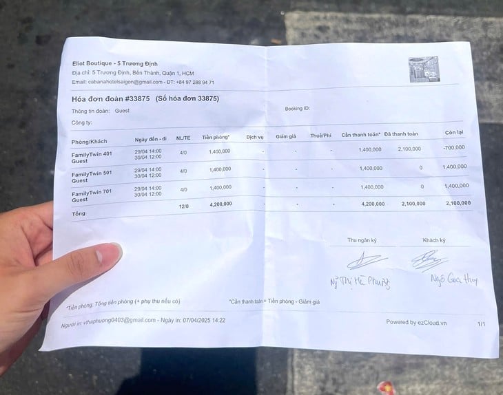 Khách du lịch gặp 'trái đắng' đặt phòng khách sạn khi đến TP.HCM dịp đại lễ 30-4 - Ảnh 4.