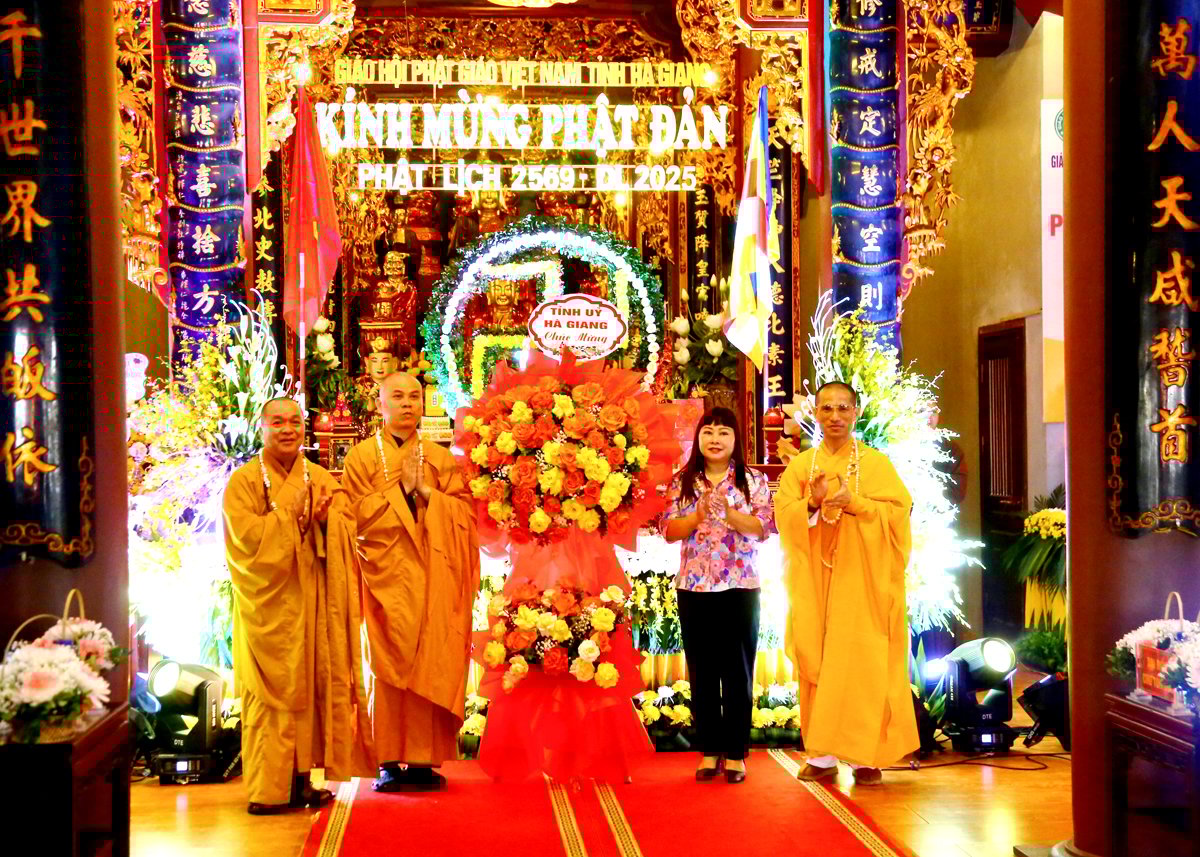 Giáo Hội Phật giáo Việt Nam tỉnh Hà Giang tổ chức Đại lễ Phật đản Vesak