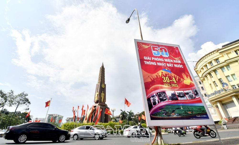 Cà Mau rạng rở trong ngày kỷ niệm 50 năm đại thắng mùa Xuân 1975.