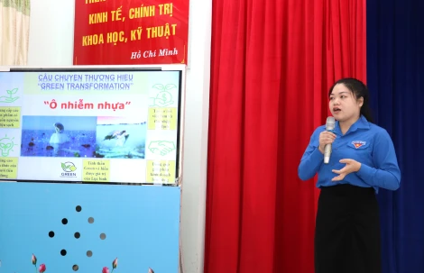 Cuộc thi Dự án khởi nghiệp thanh niên nông thôn tỉnh Tây Ninh năm 2025: Chị Huỳnh Lê Minh Thư- đoàn viên Chi đoàn Sở Khoa học và Công nghệ xuất sắc đạt giải Nhất