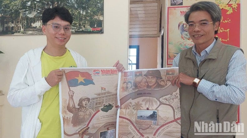 ការបន្ថែមពិសេសនៃកាសែត Nhan Dan មកដល់អ្នកអាននៃតំបន់ខ្ពង់រាបភាគកណ្តាលភាគខាងត្បូង រូបថត 1