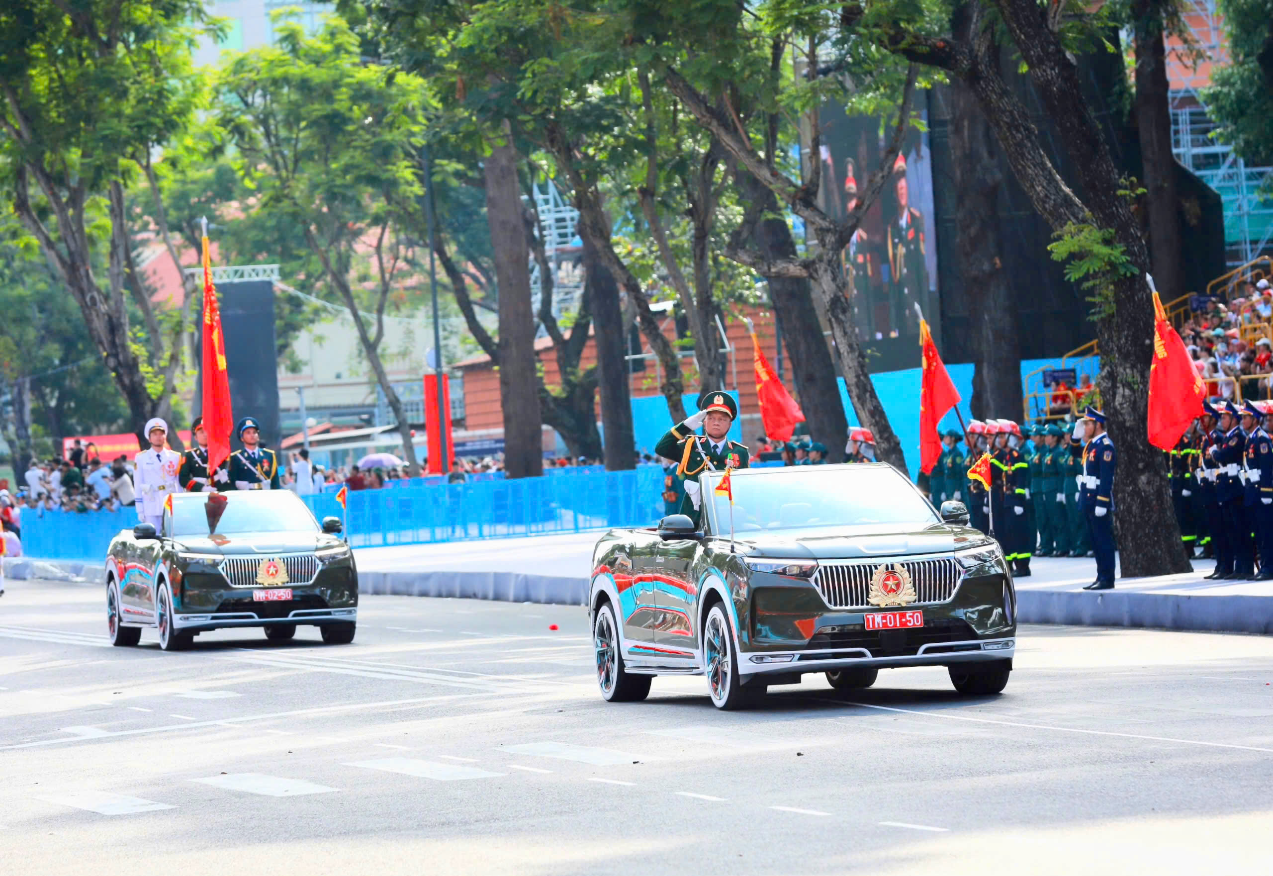 Toàn cảnh buổi tổng duyệt diễu binh, diễu hành ngày 27.4 ở TP.HCM- Ảnh 8.
