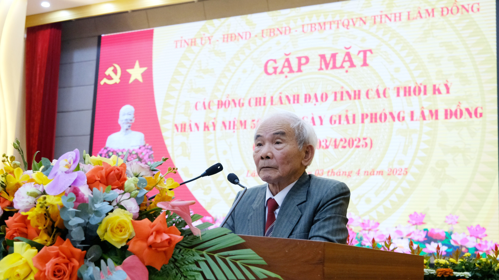 Đồng chí Nguyễn Hoài Bão - Nguyên Bí thư Tỉnh ủy chia sẻ kỷ niệm thời kỳ lãnh đạo tỉnh sau giải phóng