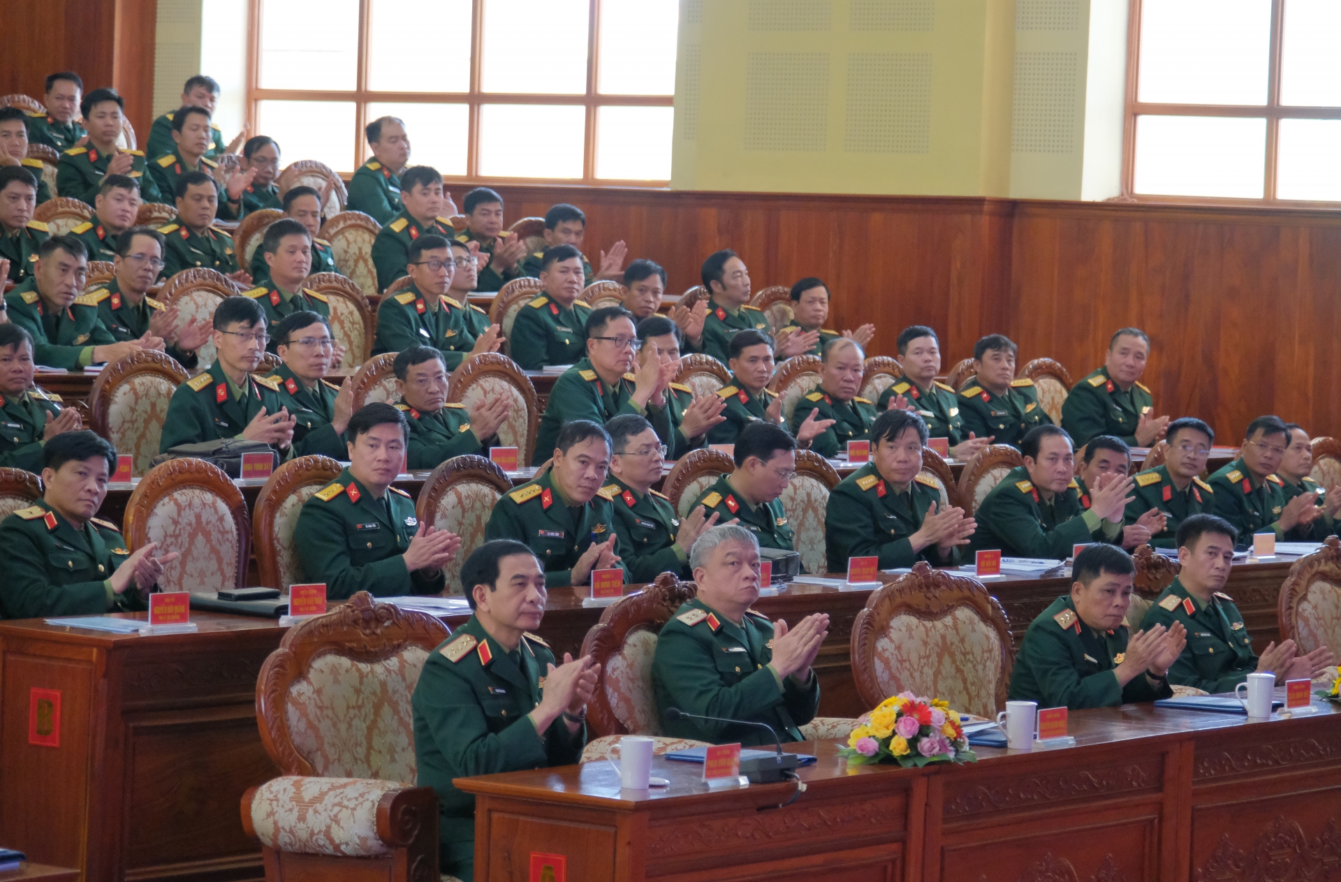 Delegates attending the meeting