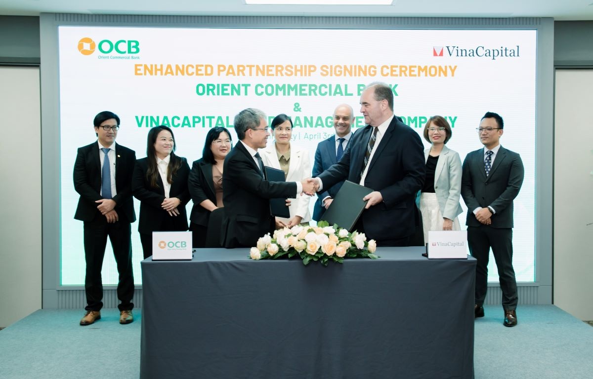 OCB và VinaCapital đã ký kết hợp tác, cùng nhau mang đến các giải pháp đầu tư và quản lý tài sản bền vững