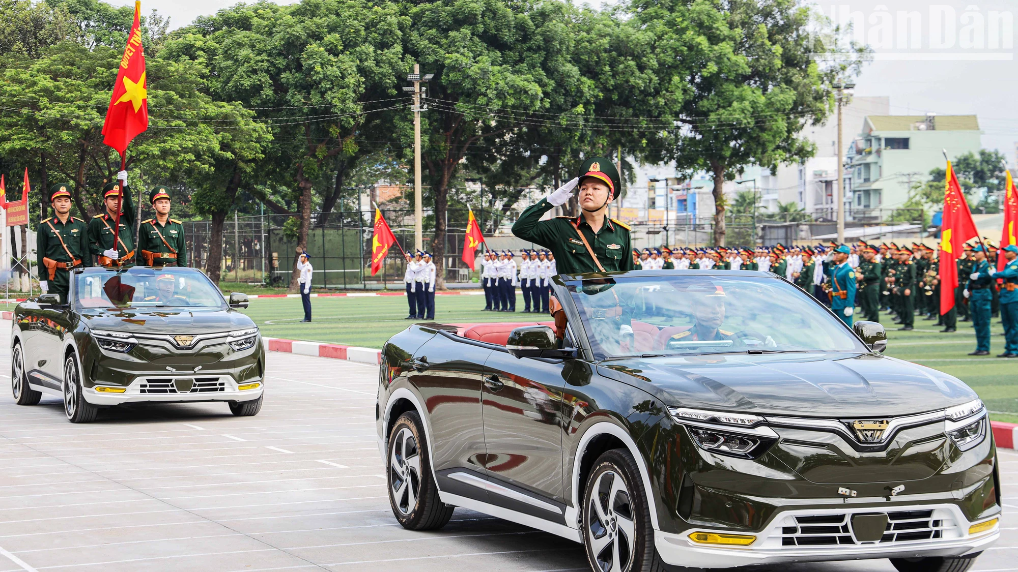 [Photo] Parade rehearsal on the training ground to prepare for the April 30th celebration in Ho Chi Minh City photo 1
