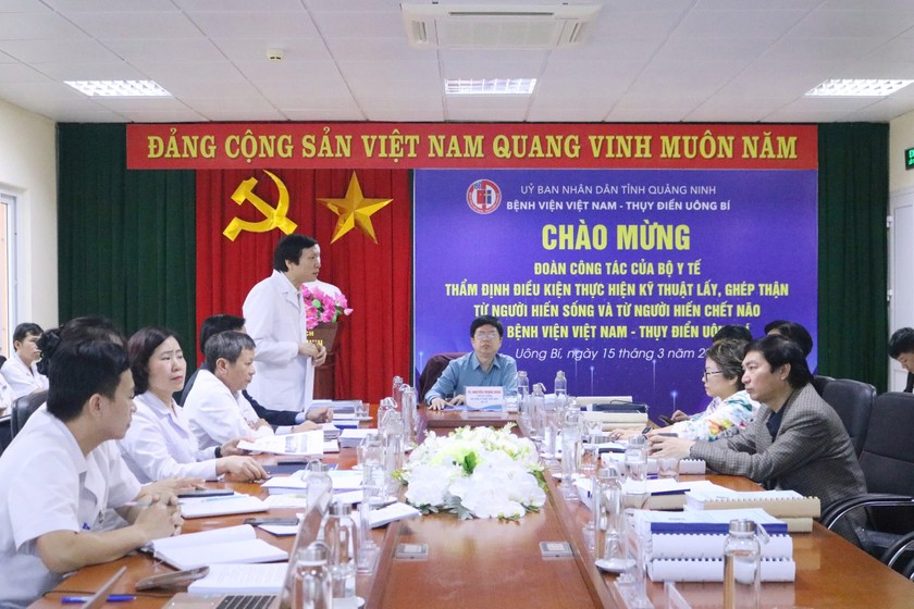 The Ministry of Health has just issued a Decision recognizing the Vietnam - Sweden Uong Bi Hospital as qualified to perform kidney removal and transplantation techniques.