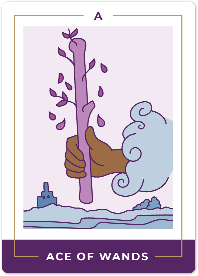 Ace of Wands អត្ថន័យកាត Tarot | Biddy Tarot