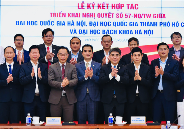 Ba đại học hàng đầu Việt Nam hợp tác phát triển công nghệ chiến lược- Ảnh 1.