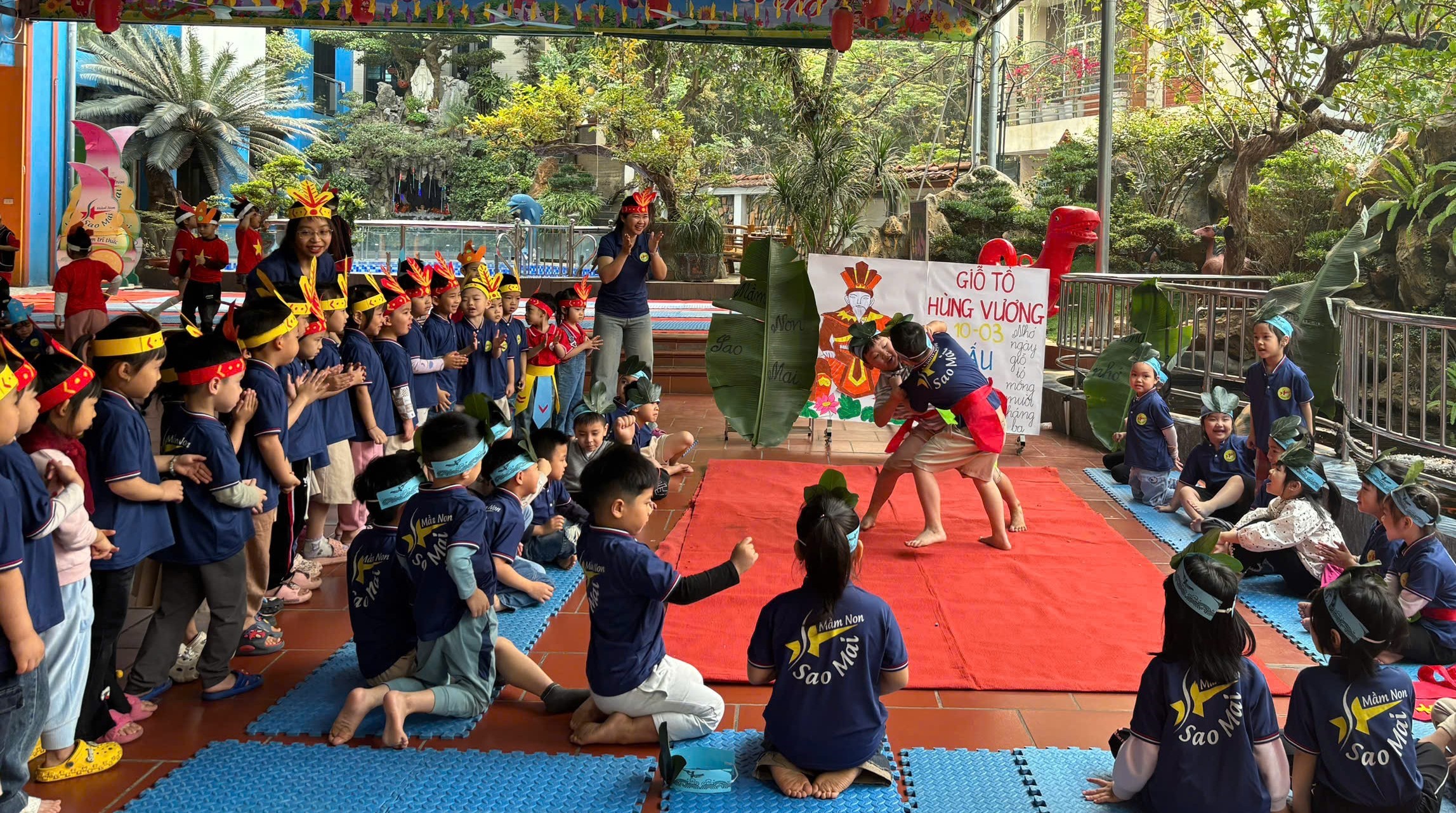 សកម្មភាពដ៏មានអត្ថន័យជាច្រើនសម្រាប់កុមារក្នុងថ្ងៃគម្រប់ខួបមរណភាពរបស់ស្តេច Hung